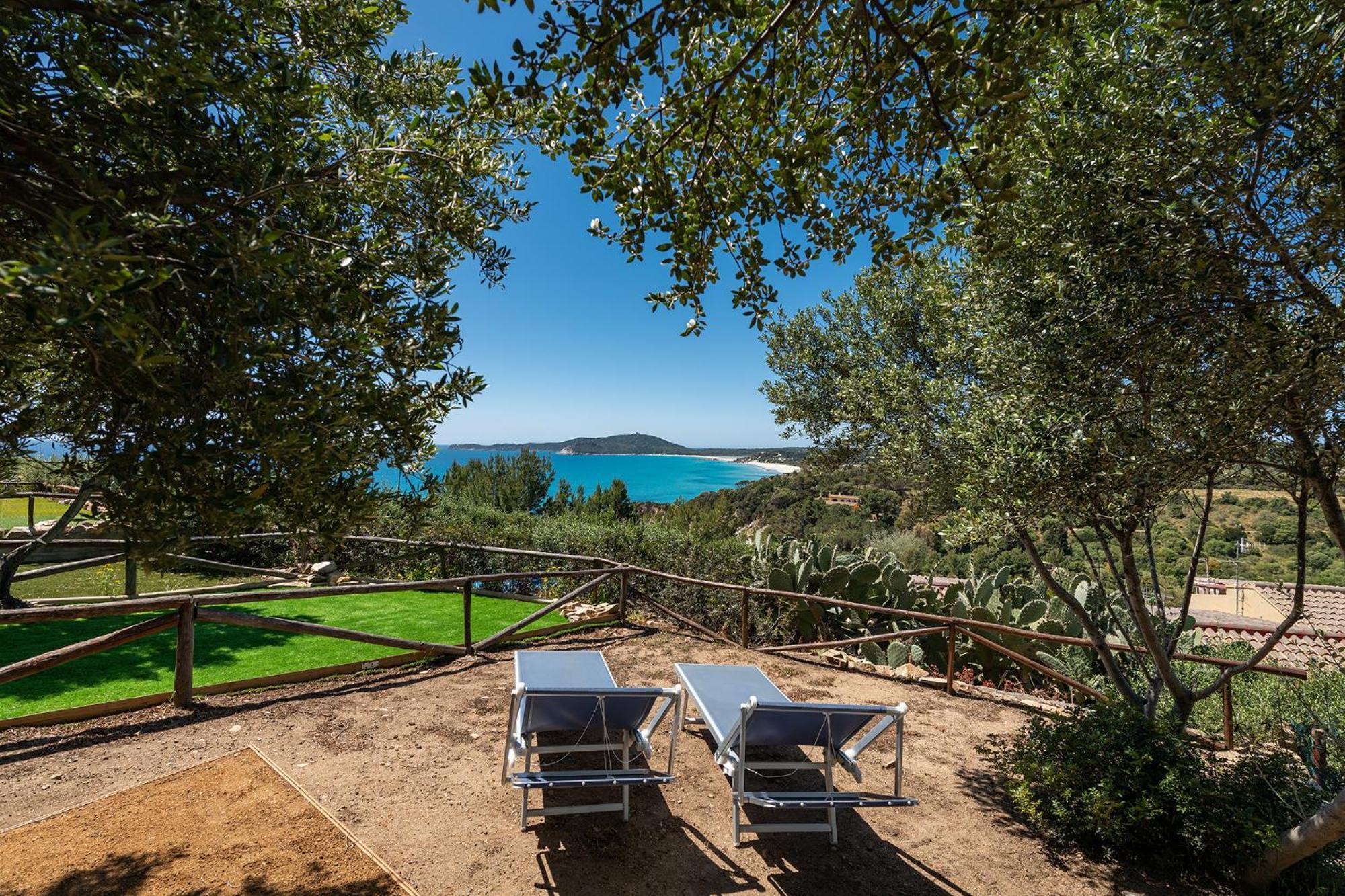Villa Allegra Panoramica 150 Mt Dal Mare Villasimius Eksteriør bilde
